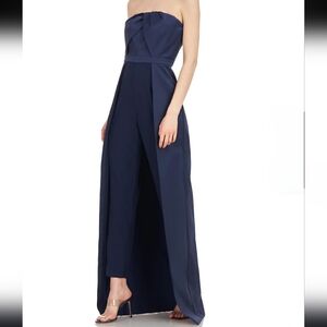 NWT Kay Unger Valia Walk‎ Thru Jumpsuit Sz. 6